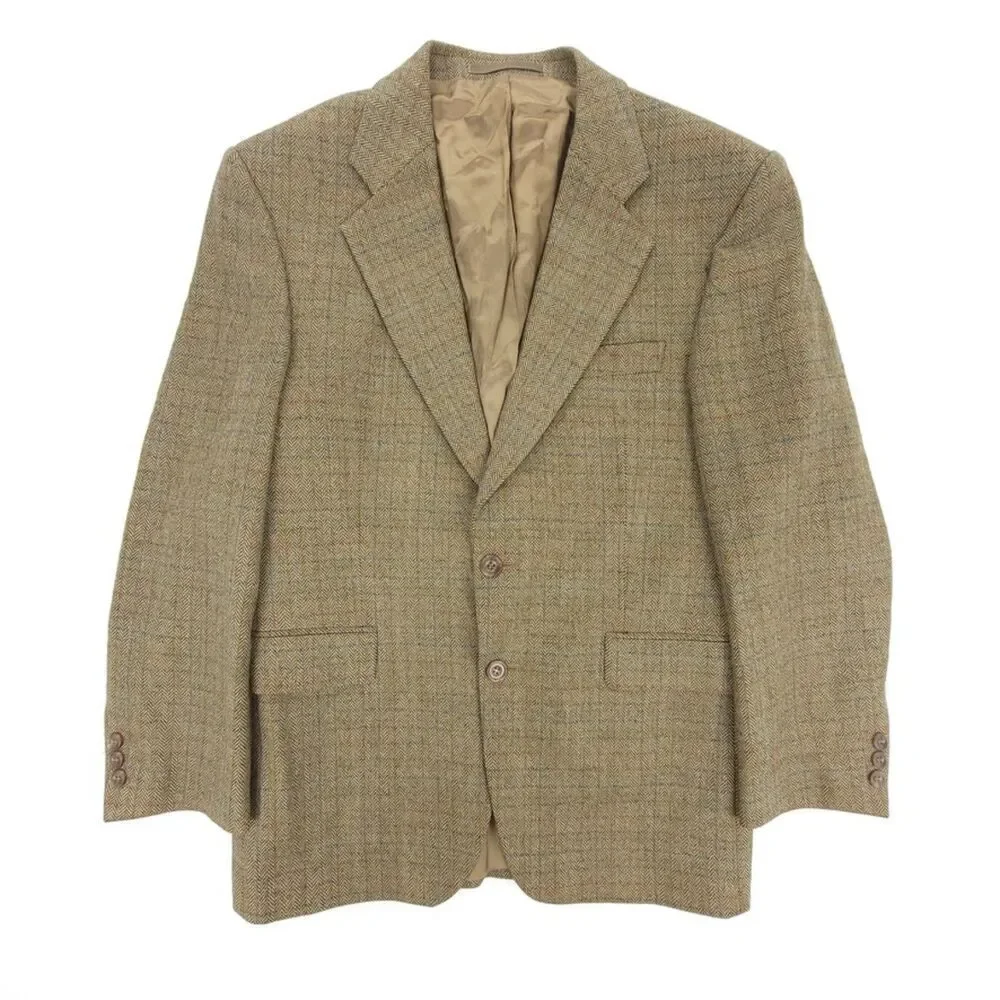 NEW Alexandre London Savile Row New Wool Tailored 2 Button Blazer Old Money 40S